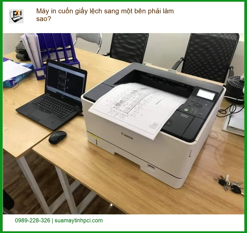 Thủ thuật Máy in cuốn giấy lệch sang một bên – Cách tự xử lý tại nhà