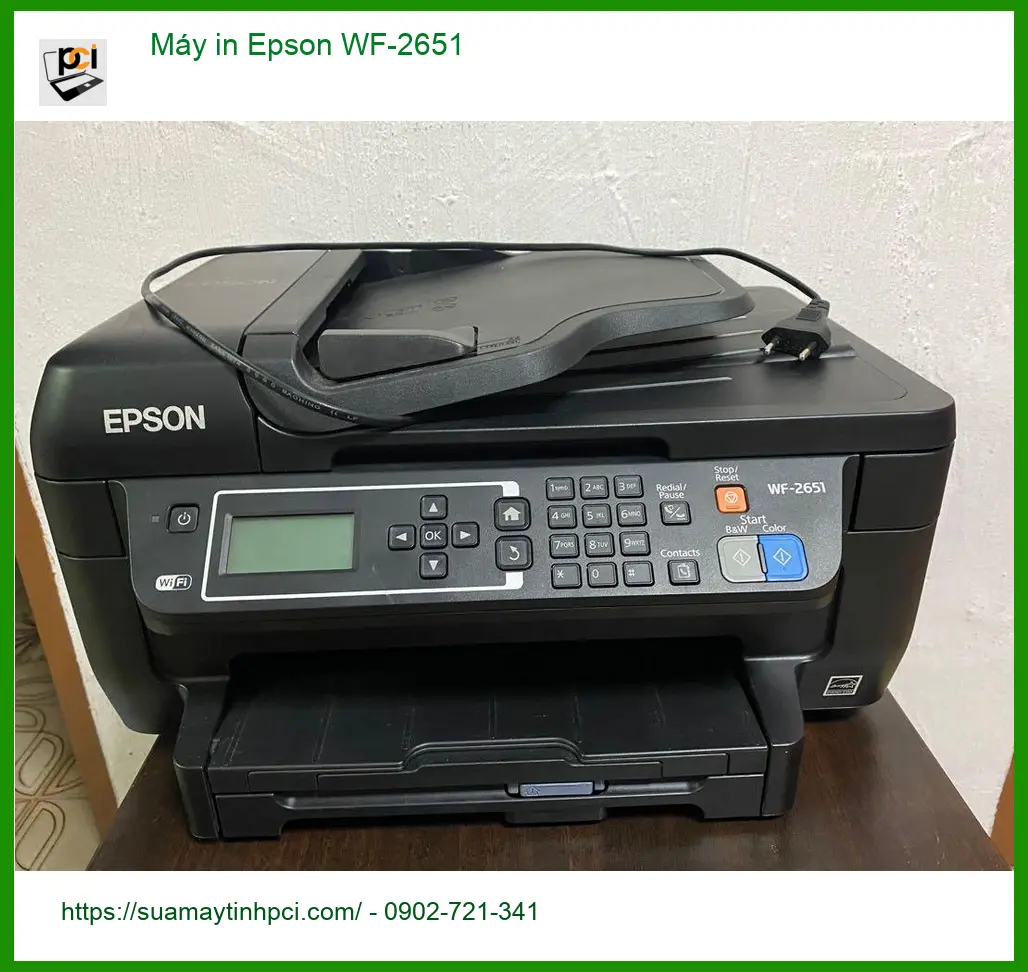 Sửa máy in Epson WF-2651 - Bơm mực tận nơi TPHCM - Nhanh chóng | Giá rẻ