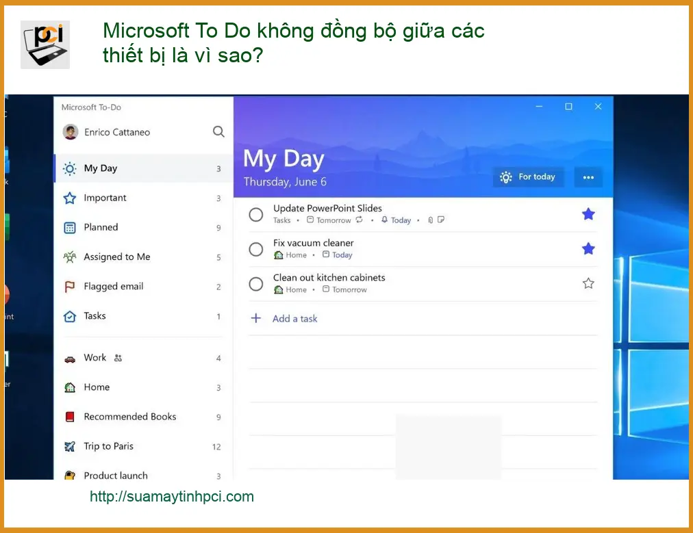 Văn phòng Microsoft To Do không đồng bộ: Cách tự xử lý tại nhà