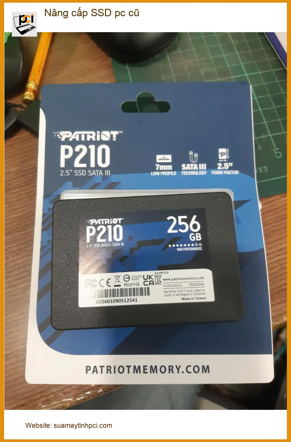 Tiệm nâng cấp SSD pc cũ Quận Tân Bình - Anh Quang giúp pc chạy nhanh ảnh thực tế 1