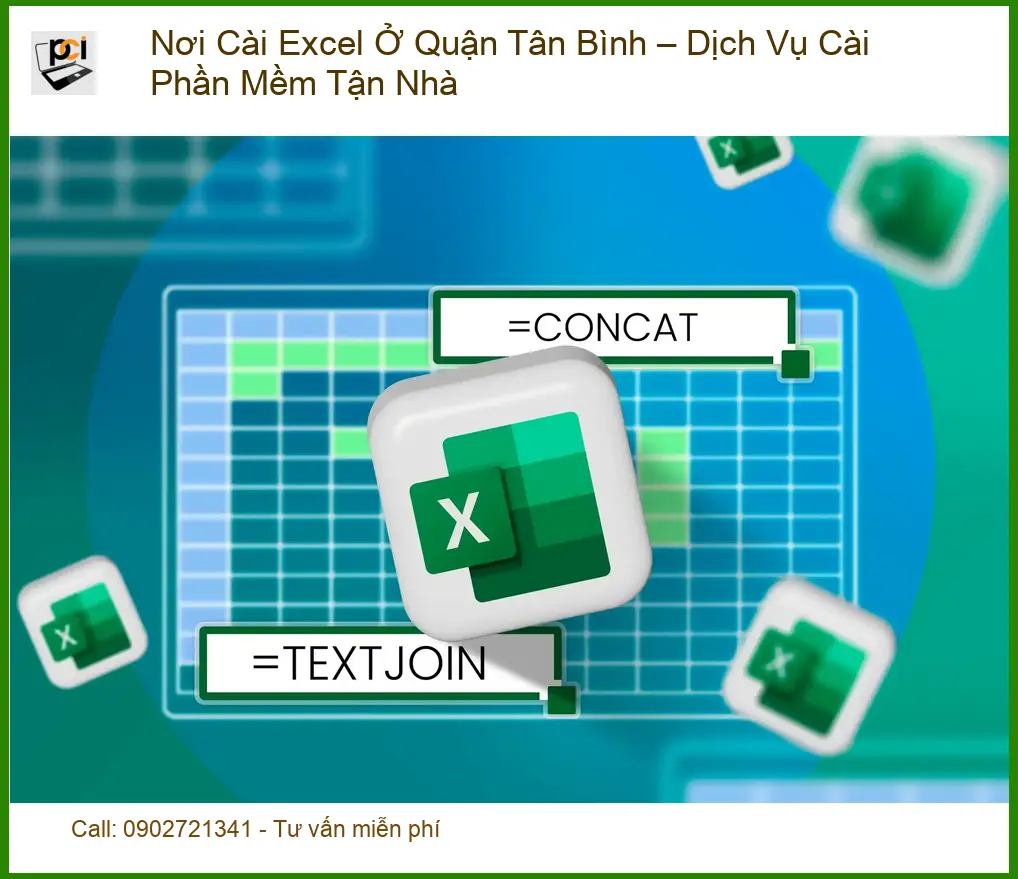 Cài Đặt Máy Tính Excel Quận Tân Bình – Dịch vụ tận nhà nhanh chóng