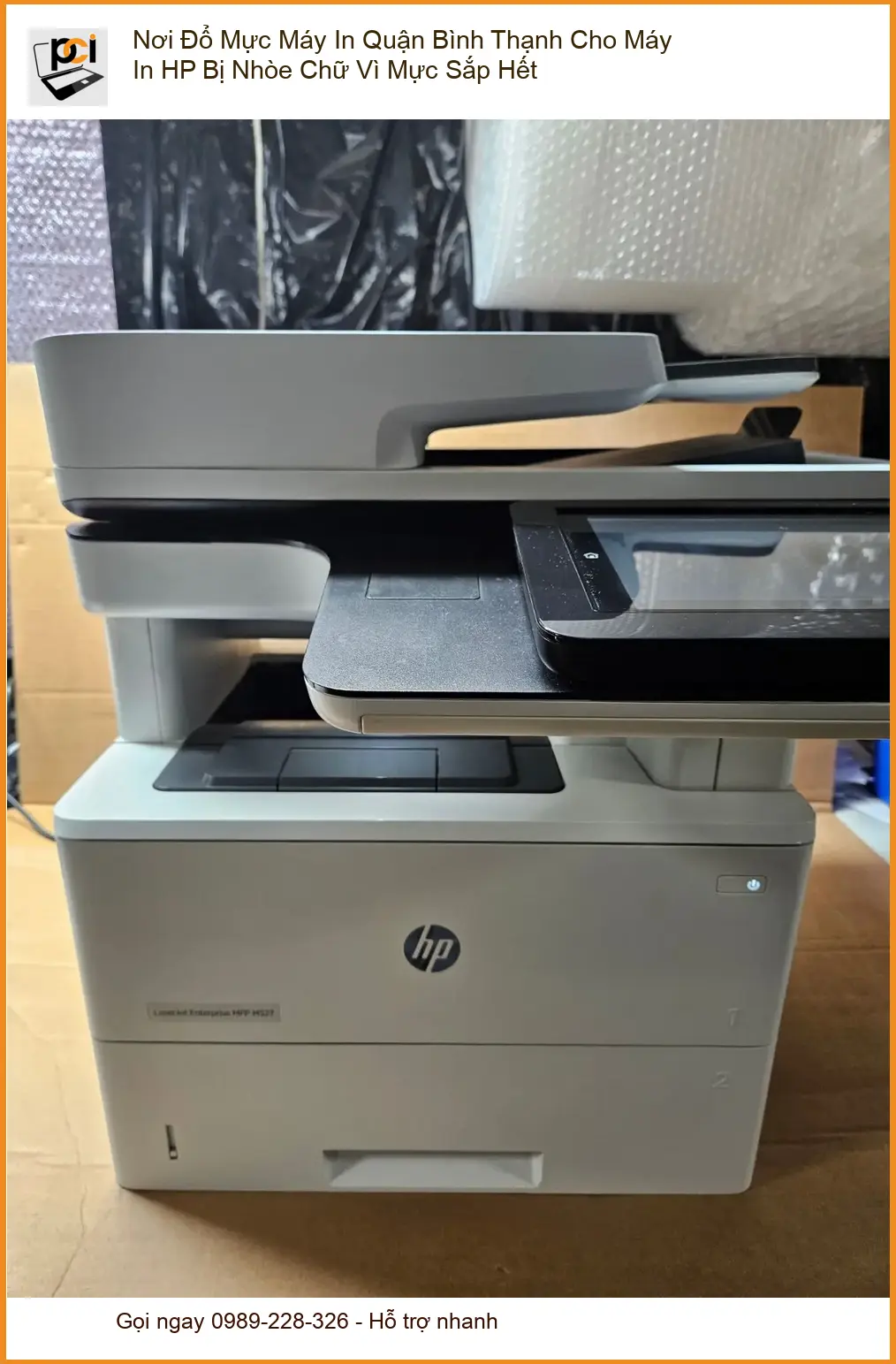 Nạp Mực Máy In HP Nhòe Chữ Quận Bình Thạnh – Thợ đổ mực nhanh
