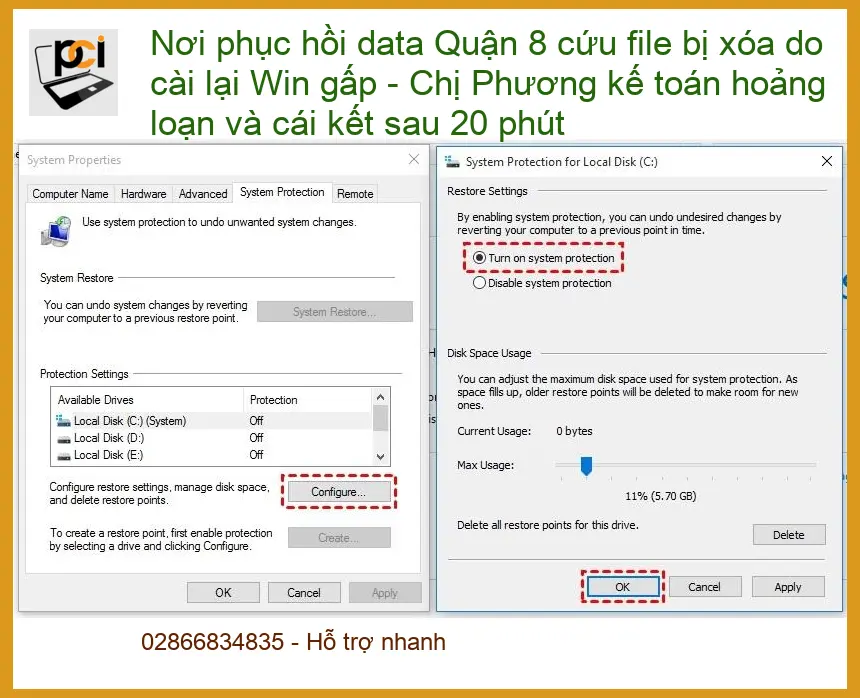 Khôi Phục Dữ Liệu Nơi phục hồi data Quận 8 cứu file – Cấp tốc 20 phút