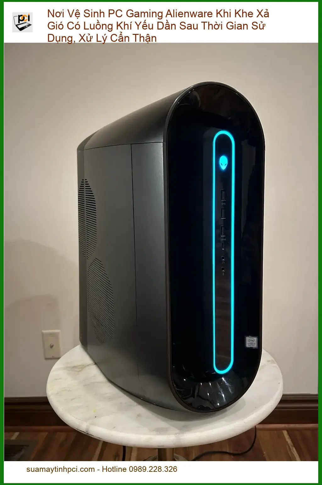 Vệ Sinh PC Gaming Alienware Luồng Khí Yếu – Địa Chỉ Trung Tâm Uy Tín