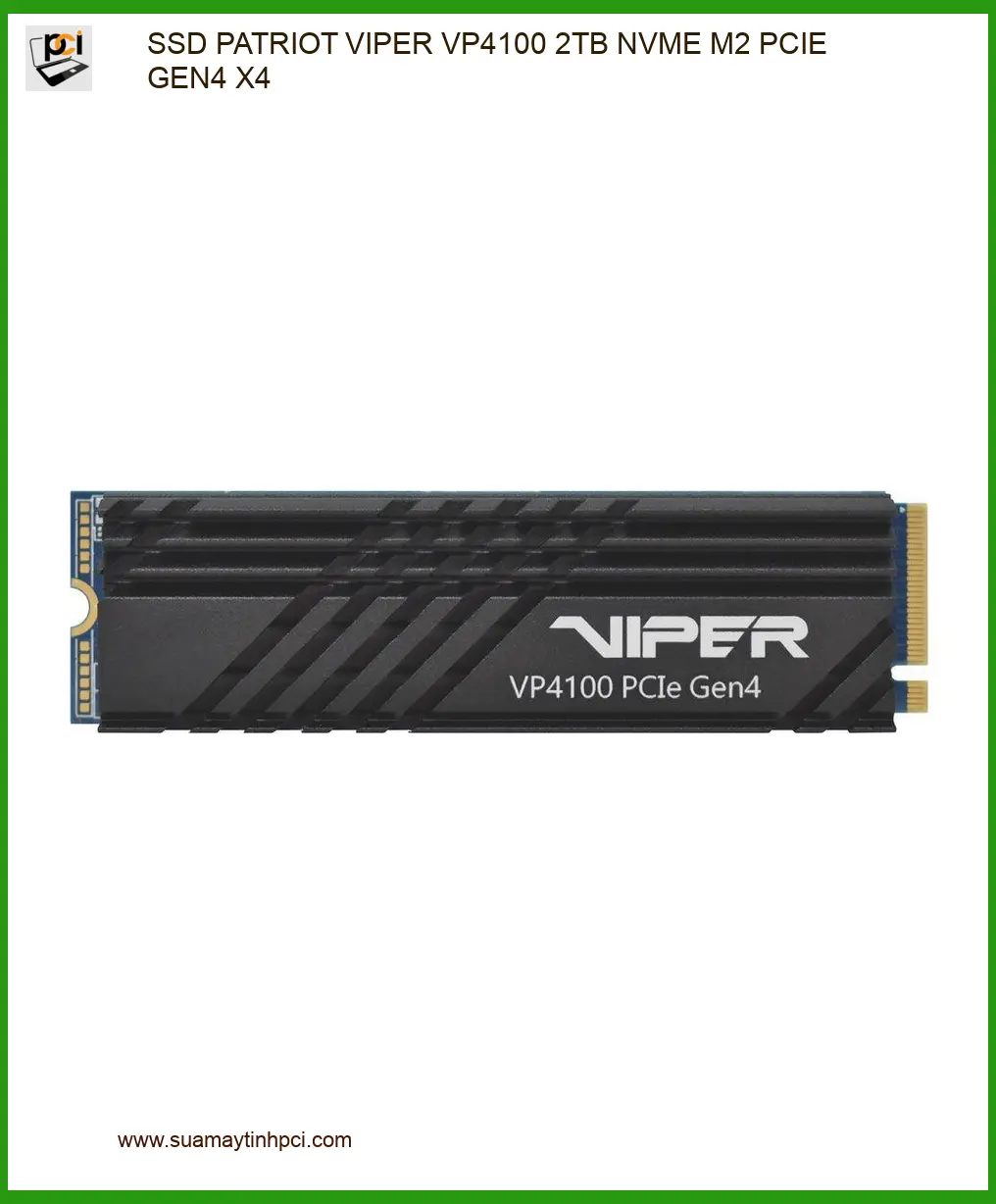 Ổ cứng SSD Patriot VIPER 2TB NVMe - Lắp Đặt Nhanh Tại TPHCM - Giá Rẻ