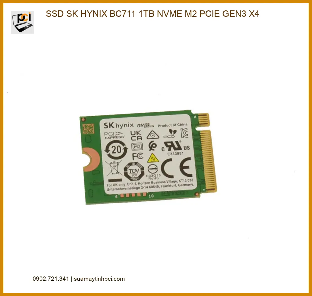 SSD SK HYNIX BC711 1TB NVME M2 - Nâng cấp TPHCM Lấy Liền Giá Rẻ