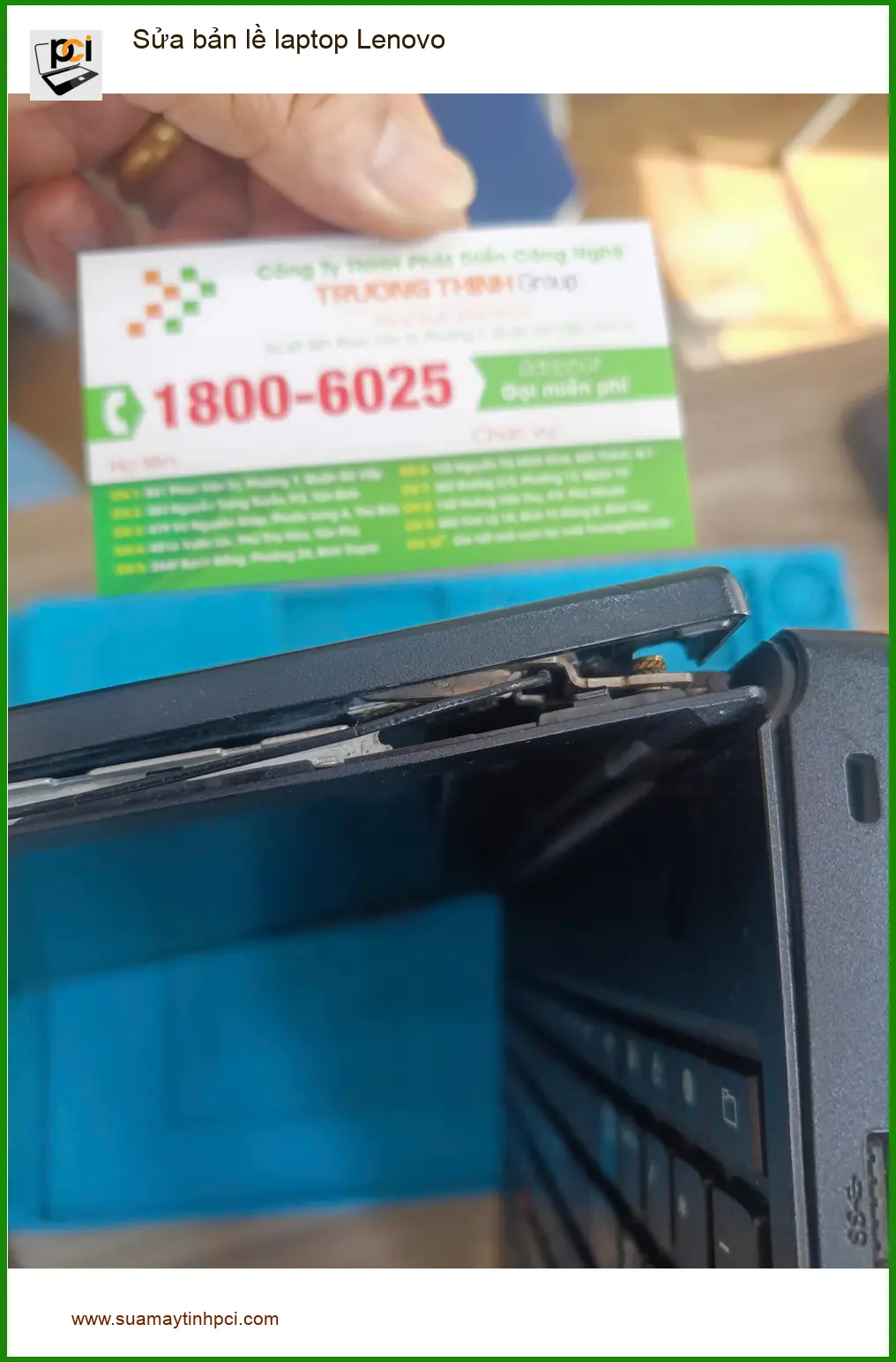 Anh Quang kiến trúc sư: địa điểm sửa bản lề laptop Lenovo Quận Tân Phú uy tín ảnh thực tế 1