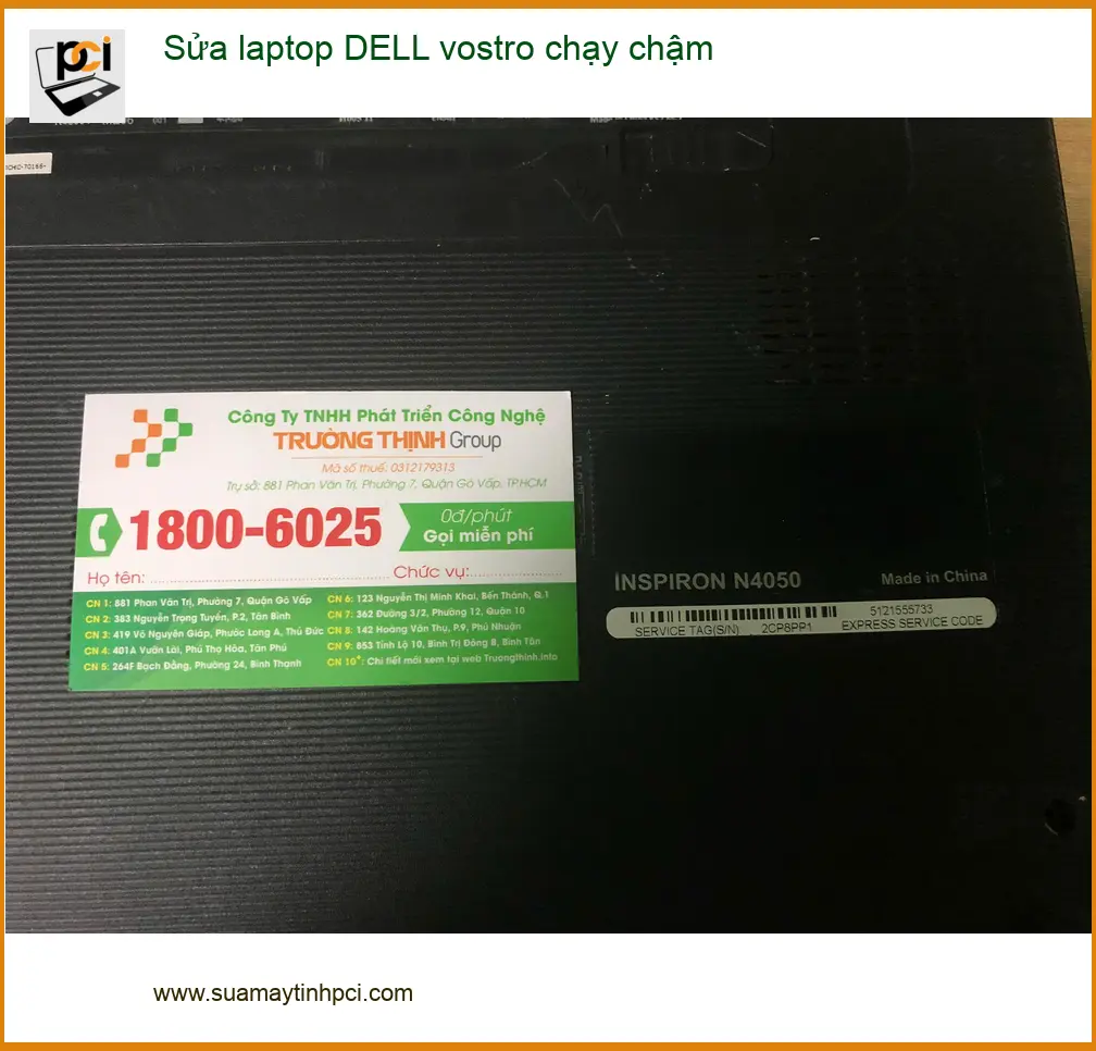 Dịch vụ sửa laptop DELL vostro Quận Bình Tân bị chậm – Cô Bích review