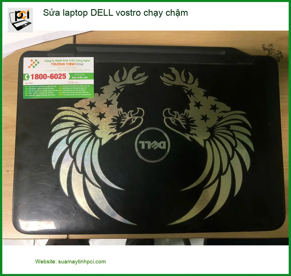Dịch vụ sửa laptop DELL vostro Quận Bình Tân bị chậm - Cô Bích review ảnh thực tế 1
