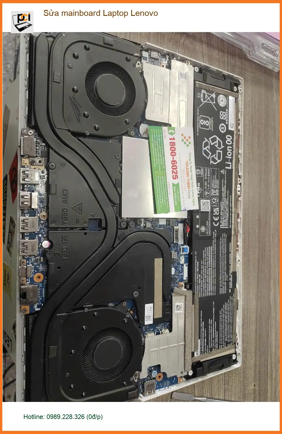 Anh Phước tìm chỗ sửa mainboard Laptop Lenovo Quận 7 bị lỗi nguồn