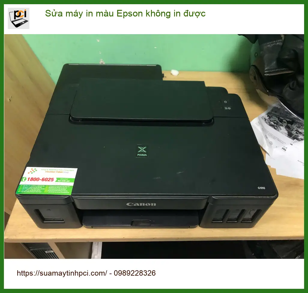 Cô Hoa review dịch vụ sửa máy in màu Epson không in được tại Quận Bình Tân ảnh thực tế 2