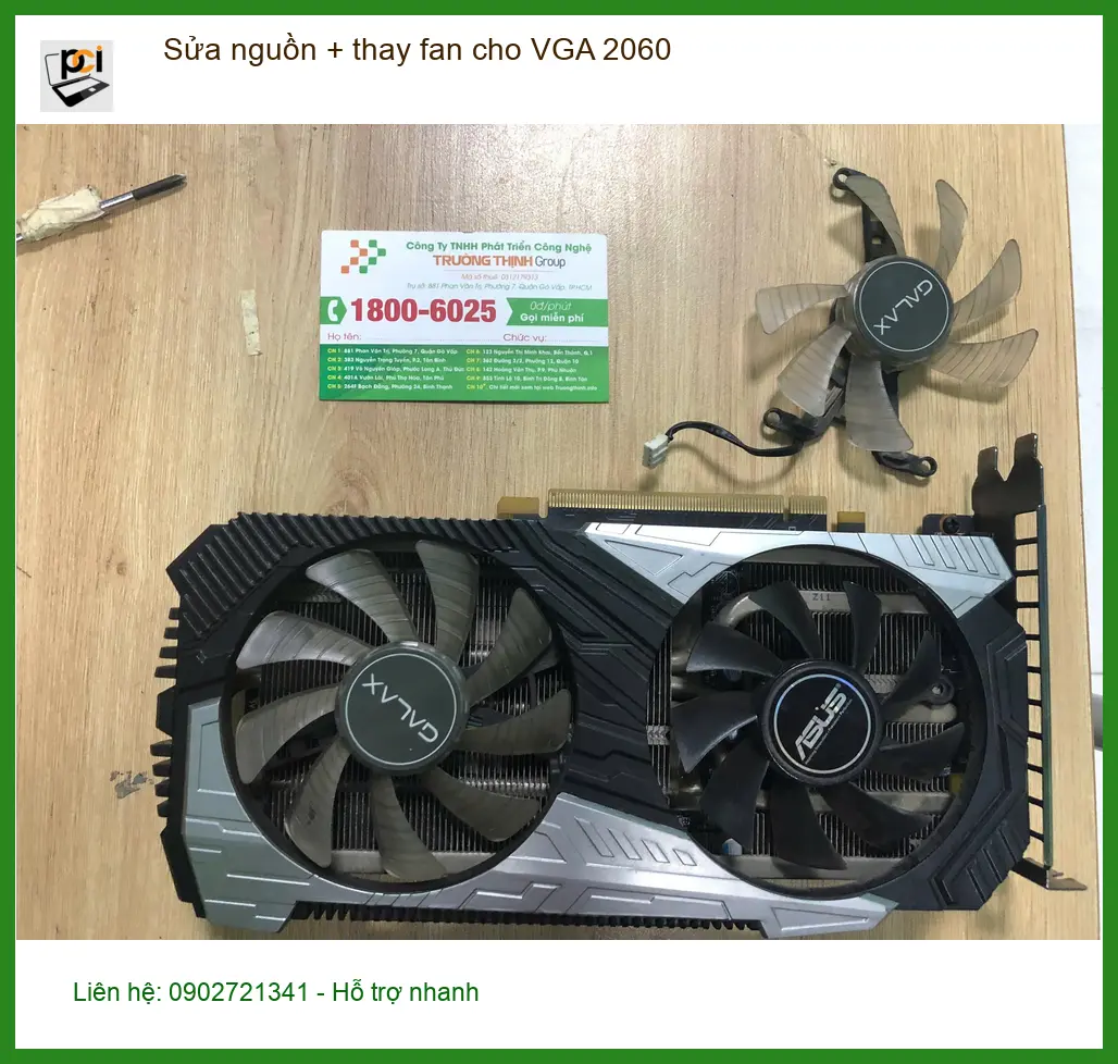 Địa điểm sửa nguồn, thay fan VGA 2060 Quận Bình Tân Anh Quang tin tưởng