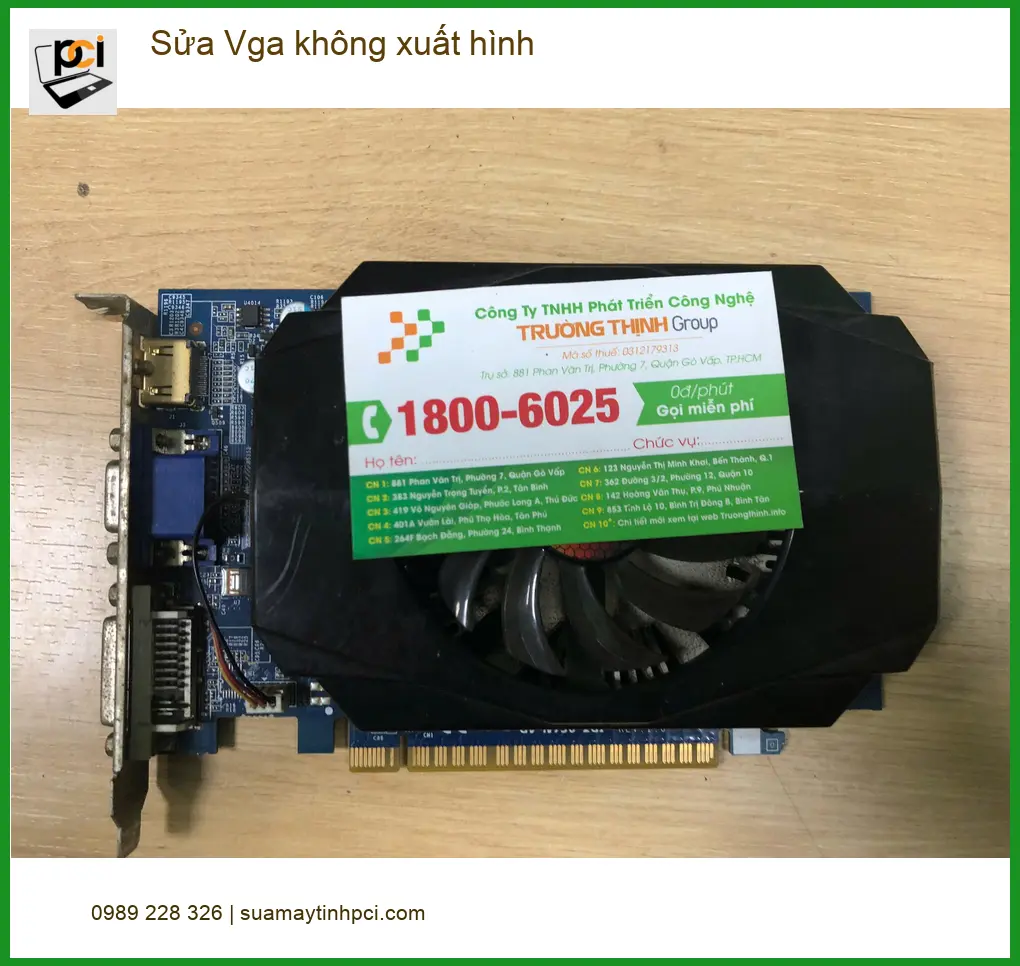 Dịch vụ sửa Vga không xuất hình Quận Bình Tân: Anh Phúc thiết kế xử lý nhanh