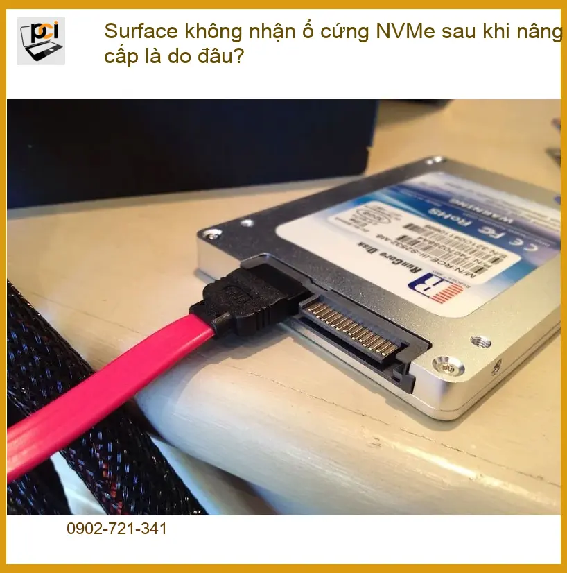 Surface không nhận ổ cứng NVMe sau nâng cấp – Trung tâm hỗ trợ gần đây