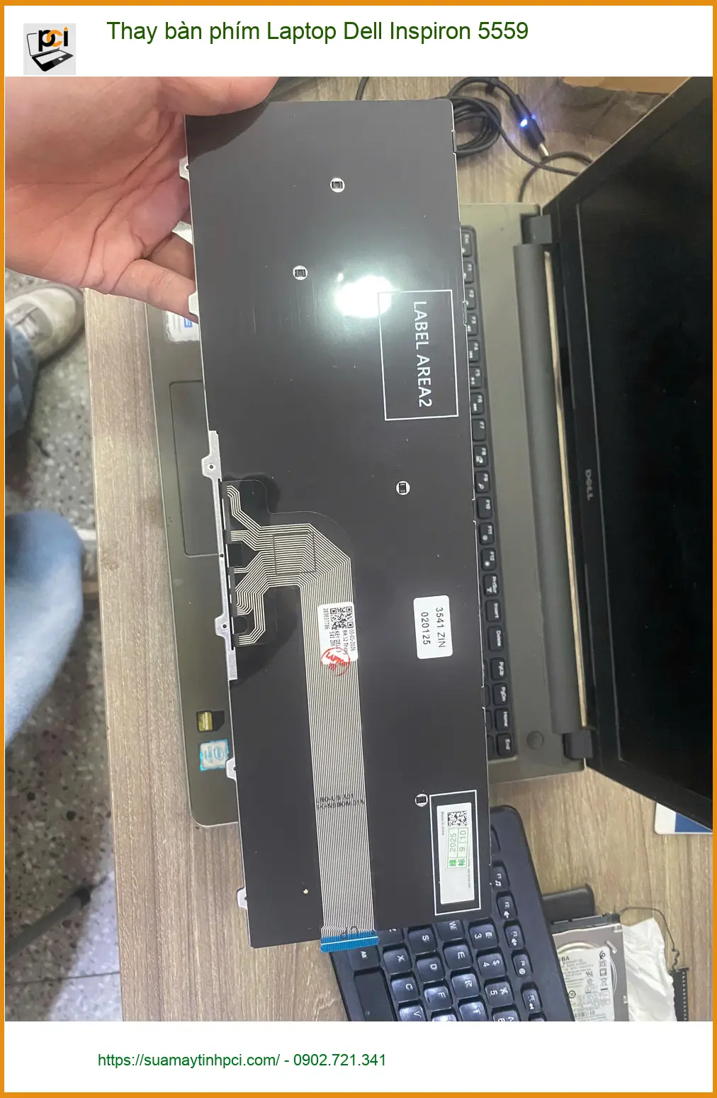 Anh Quang kiến trúc sư review dịch vụ thay bàn phím Laptop Dell Inspiron 5559 Quận 7