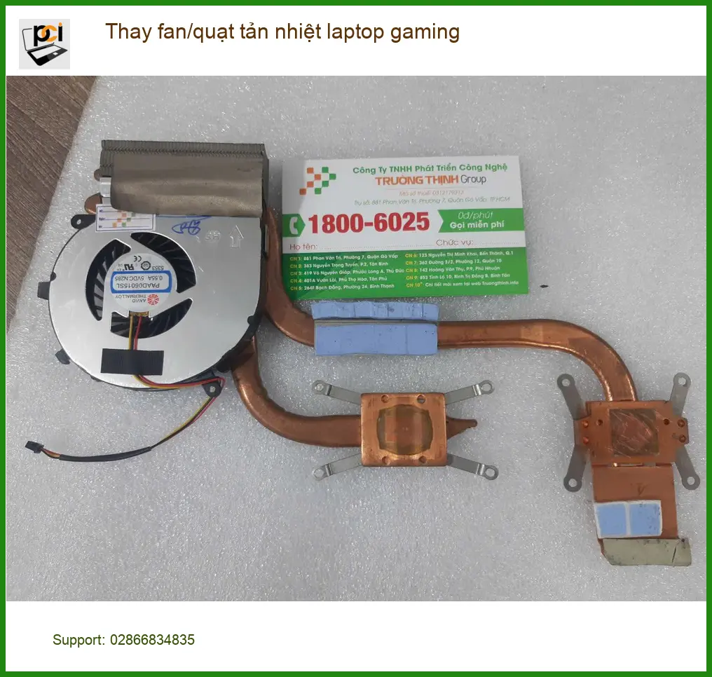 Anh Khải nóng máy - Tiệm thay quạt tản nhiệt laptop gaming Tân Bình ảnh thực tế 1