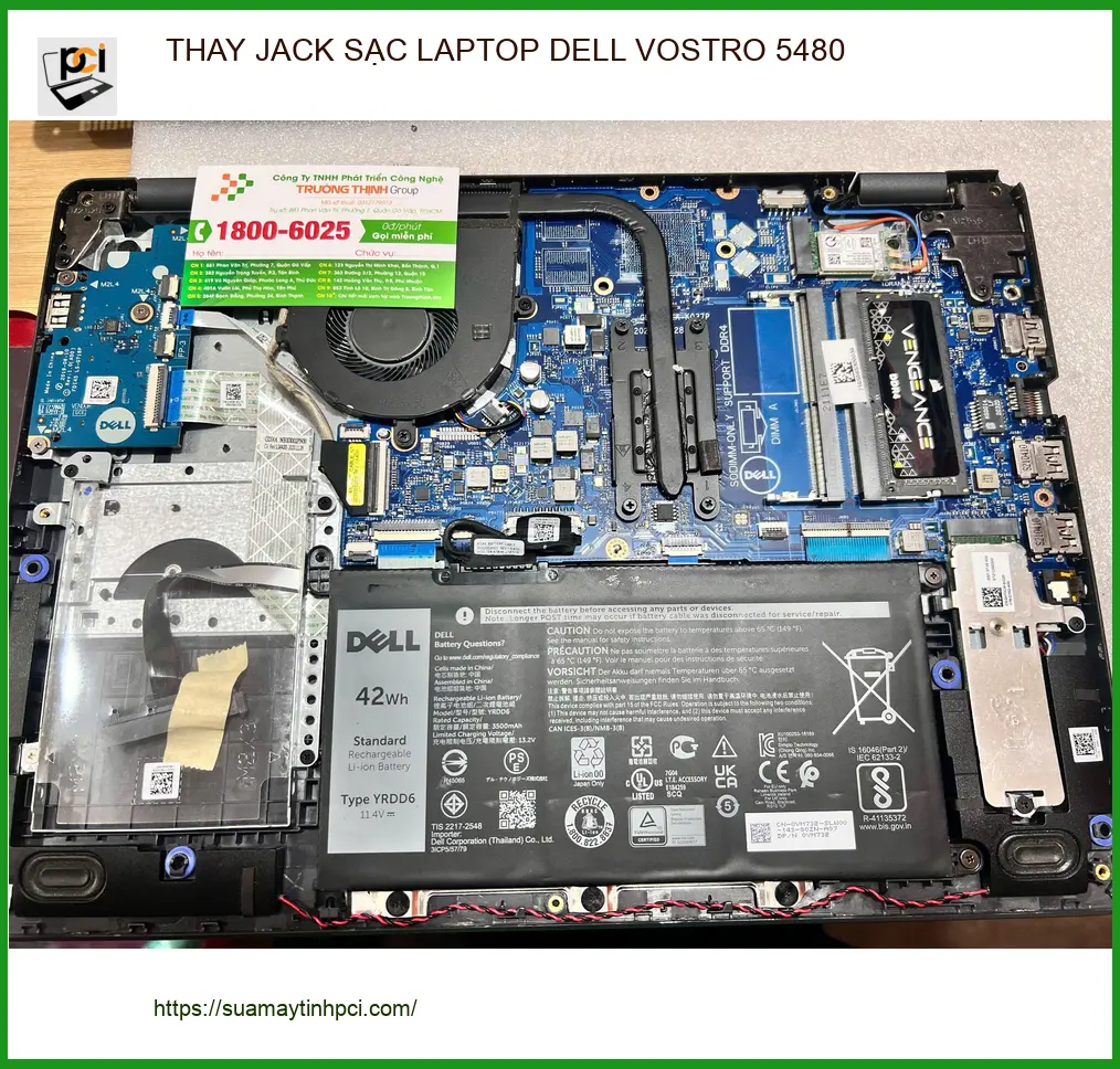 Dịch vụ Thay jack sạc laptop Dell Vostro 5480 Quận Tân Bình - Chị Thùy shipper ảnh thực tế 1