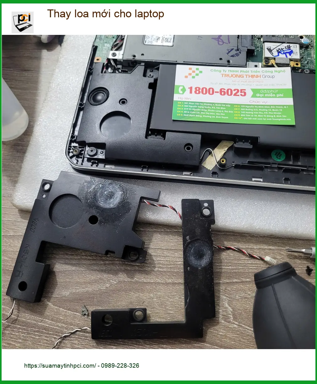 Anh Đức kiến trúc sư review nơi thay loa mới cho laptop Quận Tân Bình uy tín