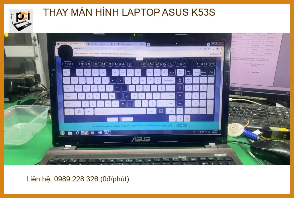 Dịch vụ thay màn hình laptop ASUS K53S Quận Gò Vấp – Chị Ngân kỹ sư phần mềm review