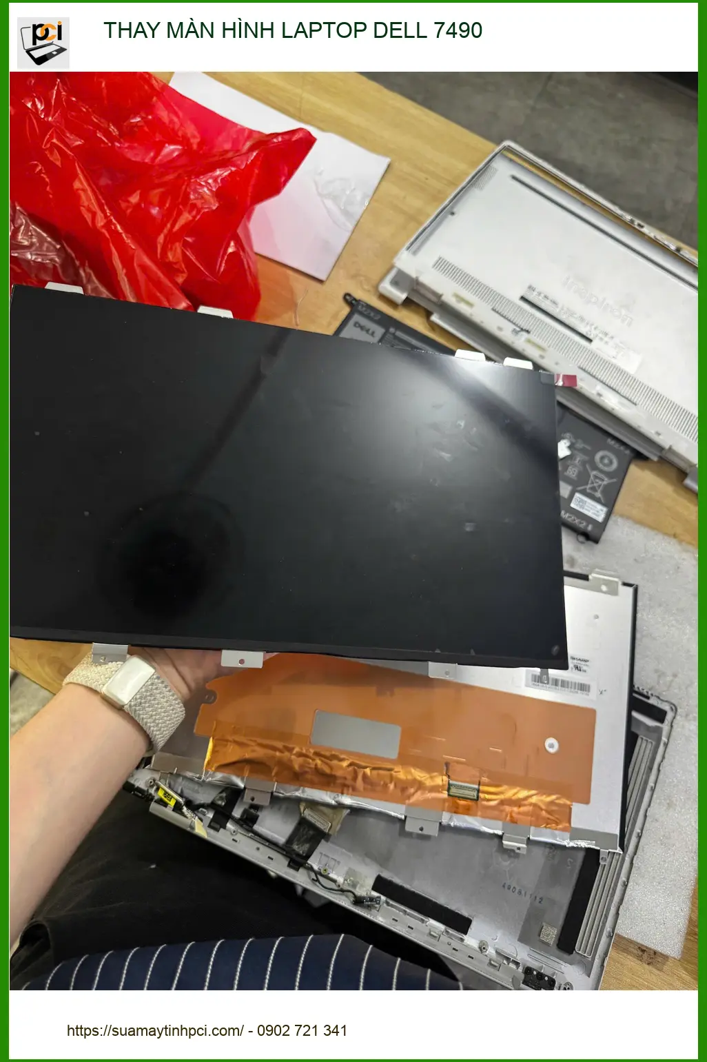 Anh Khoa kiến trúc sư review trung tâm thay màn hình laptop Dell 7490 Quận 10