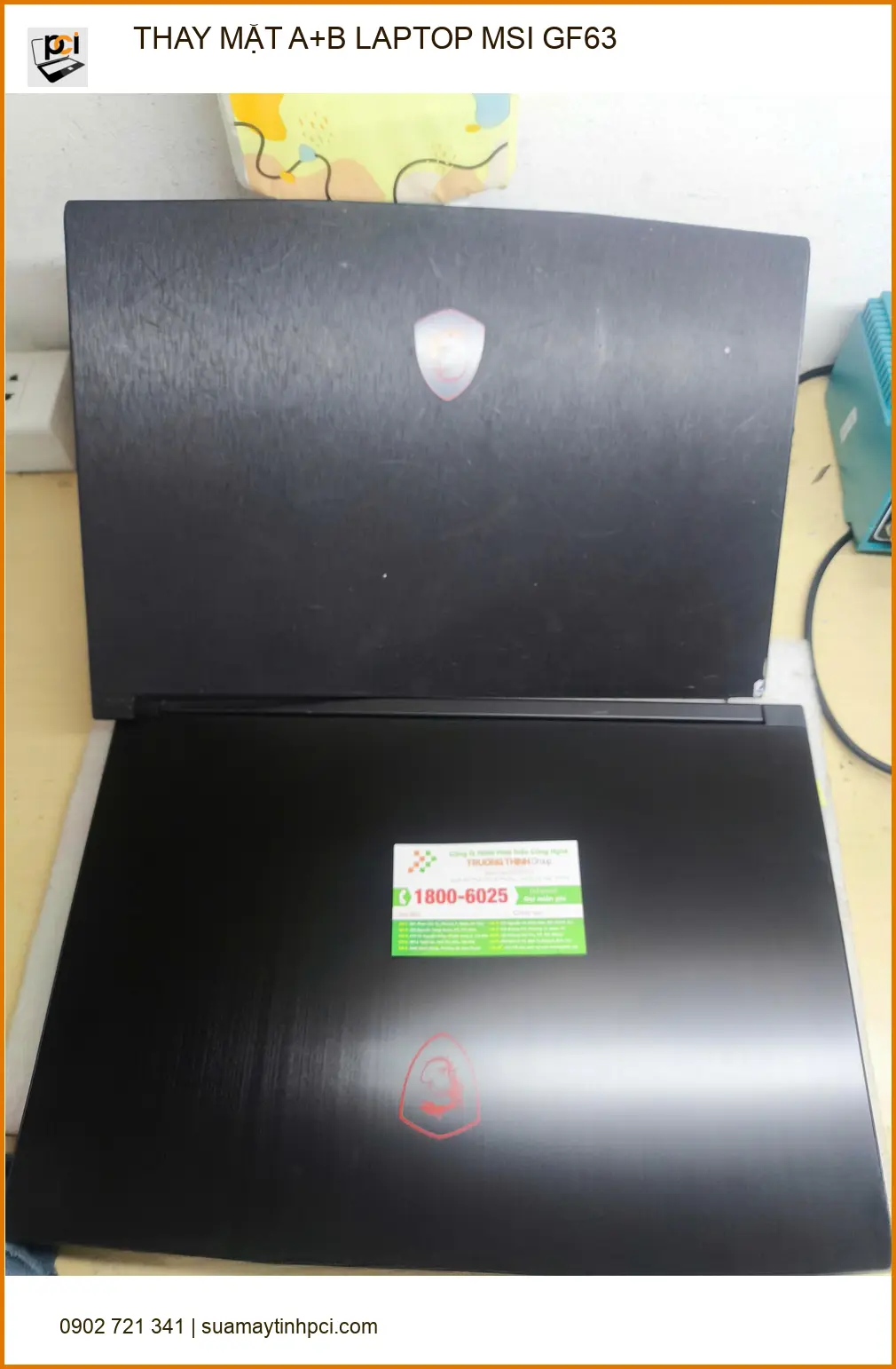 Chị Thanh thiết kế đồ họa thay mặt A+B laptop MSI GF63 – Trung tâm Gò Vấp lấy ngay