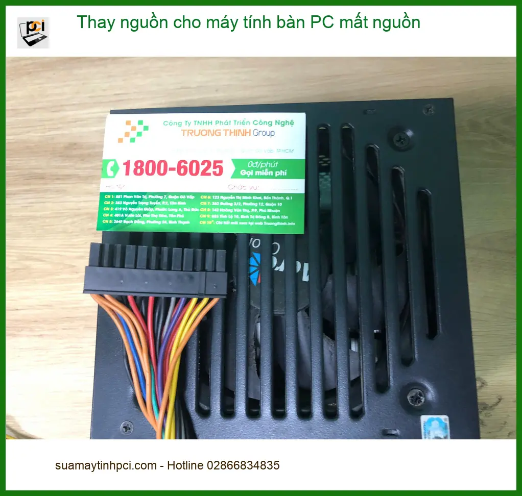 Chị Thảo nhân viên văn phòng cần thay nguồn PC mất nguồn Quận Bình Tân lấy liền
