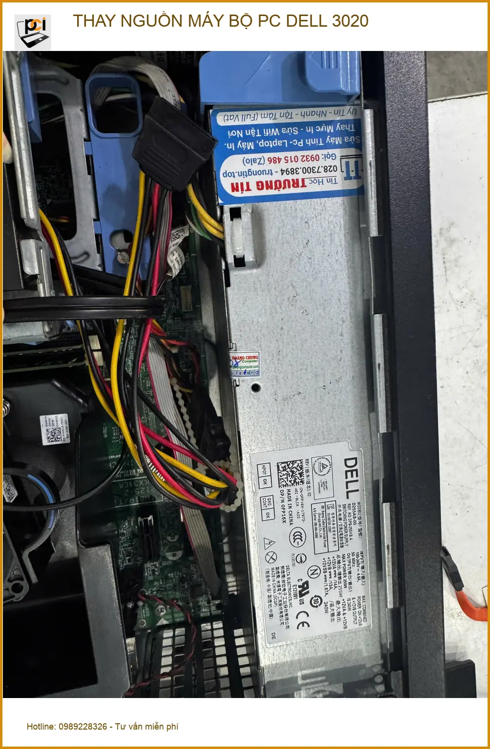 Cửa hàng thay nguồn PC Dell 3020 Quận 10 – Chị Huyền lập trình viên review