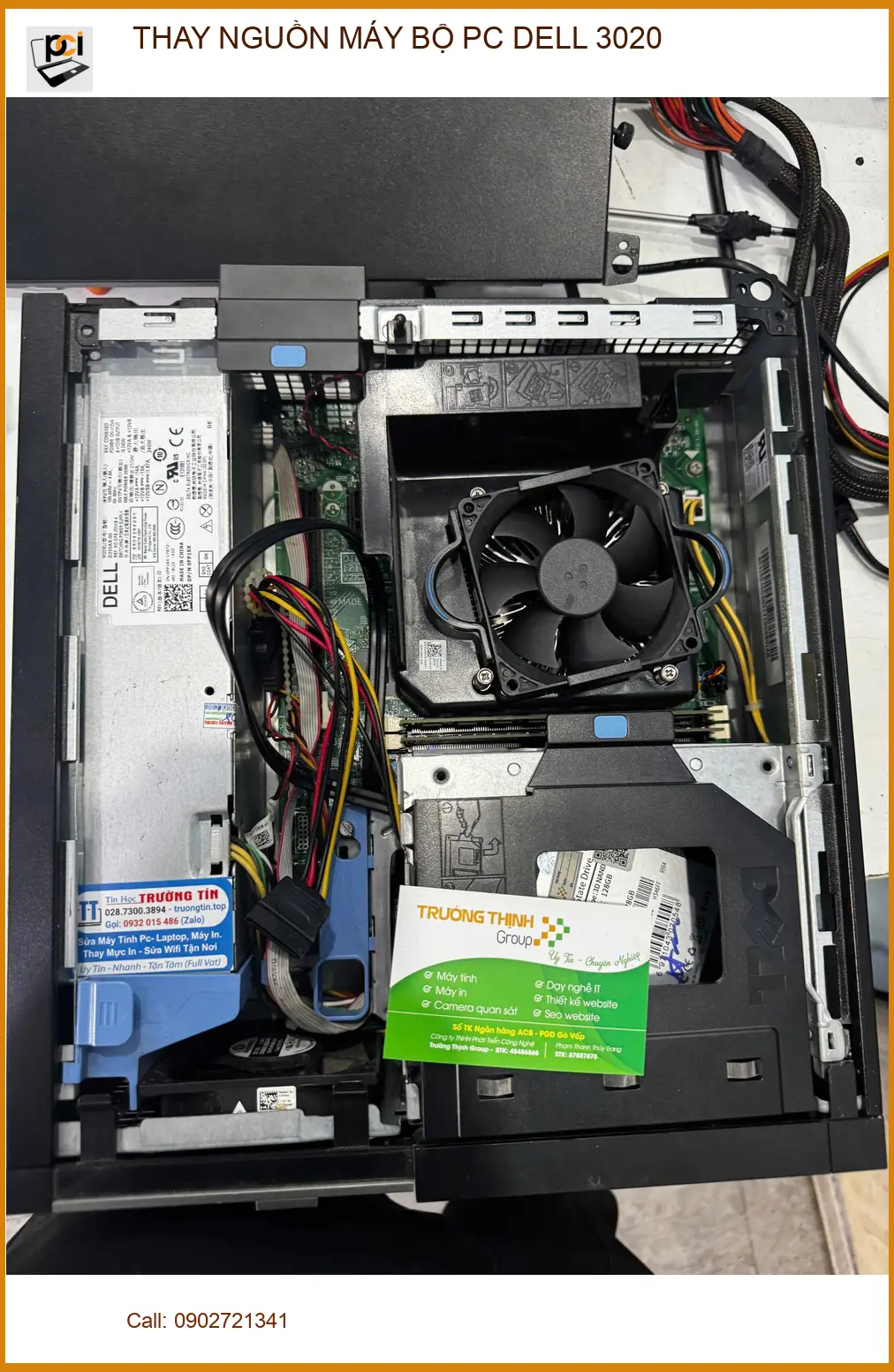 Cửa hàng thay nguồn PC Dell 3020 Quận 10 - Chị Huyền lập trình viên review ảnh thực tế 1
