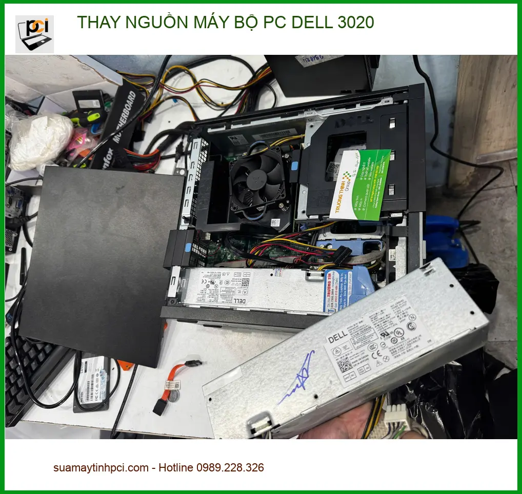Cửa hàng thay nguồn PC Dell 3020 Quận 10 - Chị Huyền lập trình viên review ảnh thực tế 2