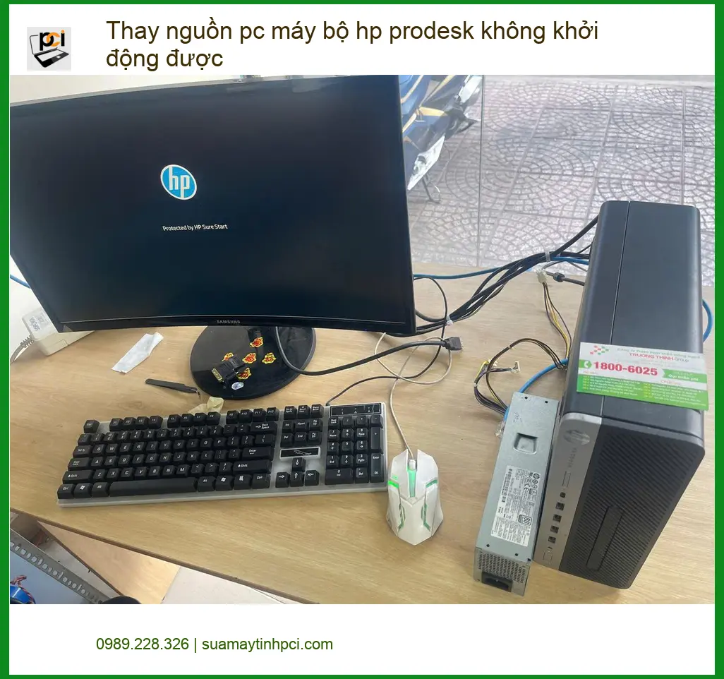 Tiệm thay nguồn pc máy bộ hp prodesk không khởi động được Quận Phú Nhuận