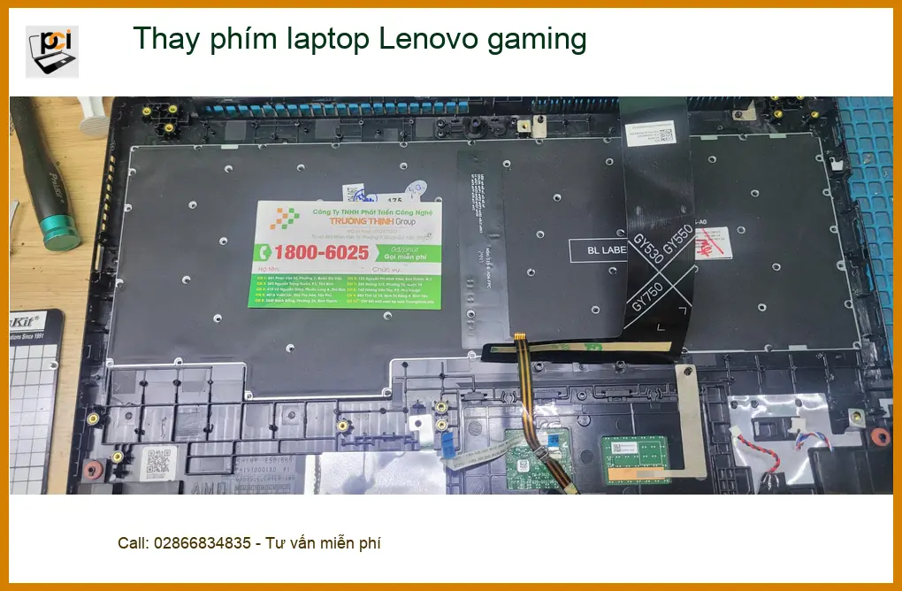 Anh Phong sinh viên - Thay phím laptop Lenovo gaming Quận Bình Tân uy tín ảnh thực tế 1