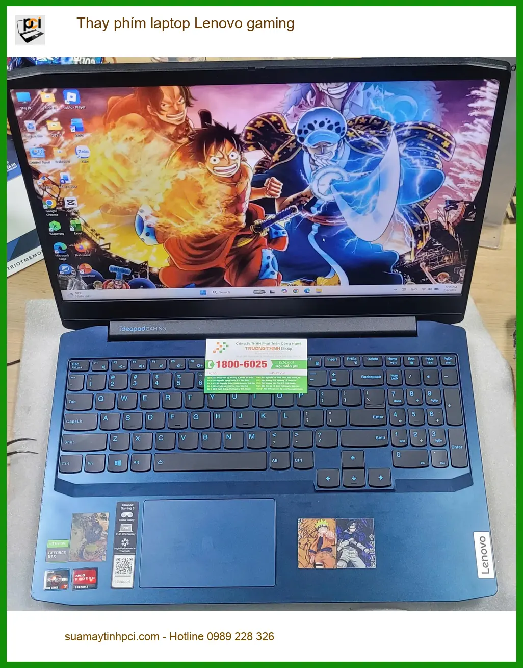 Anh Phong sinh viên - Thay phím laptop Lenovo gaming Quận Bình Tân uy tín ảnh thực tế 2