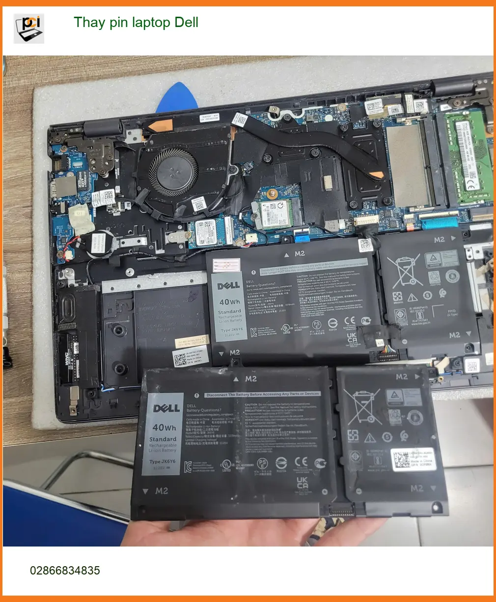 Chỗ Thay pin laptop Dell Quận Tân Bình lấy liền – Anh Nghĩa kế toán