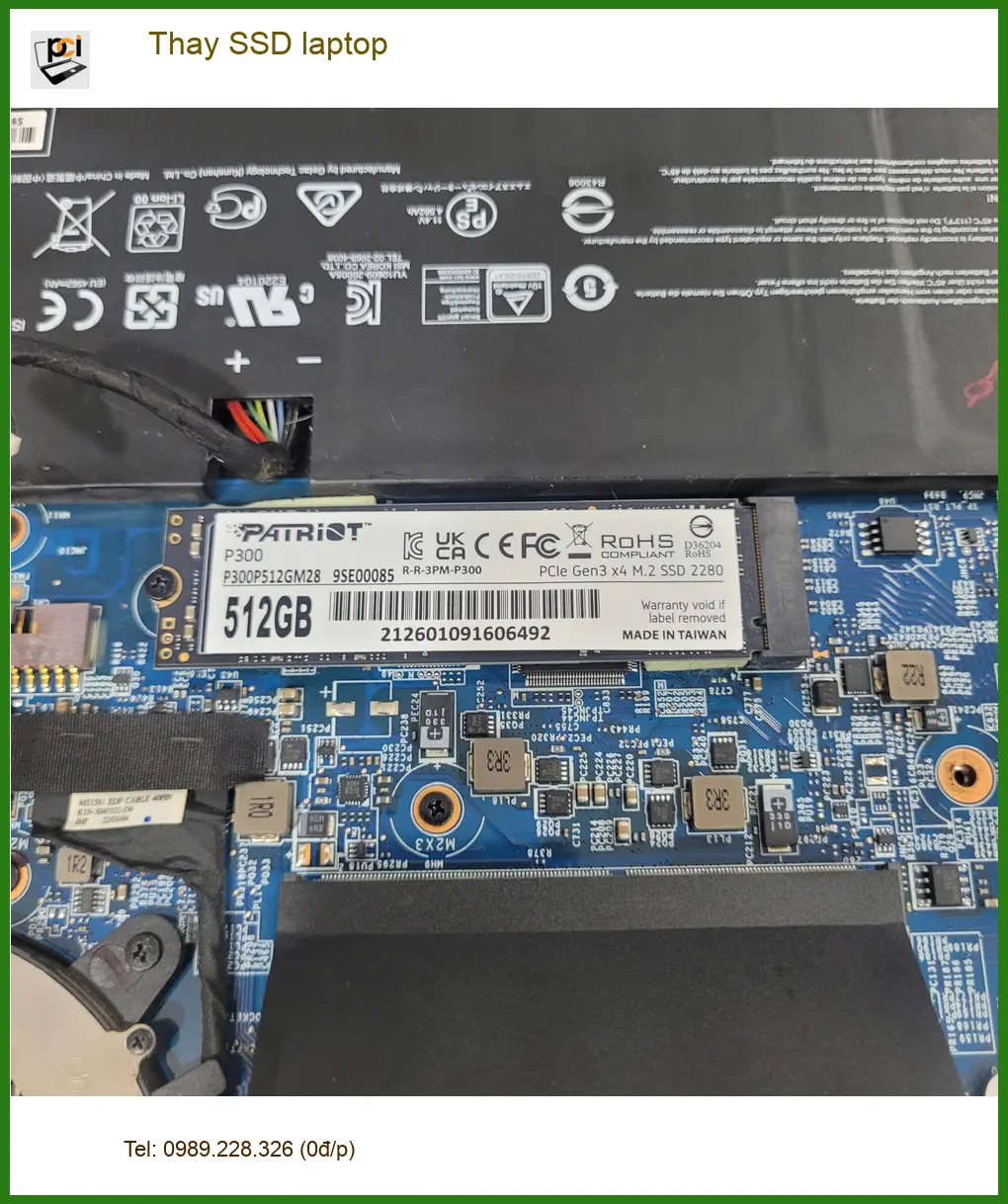 Anh Vĩnh review chỗ Thay SSD laptop Quận Tân Bình lấy liền