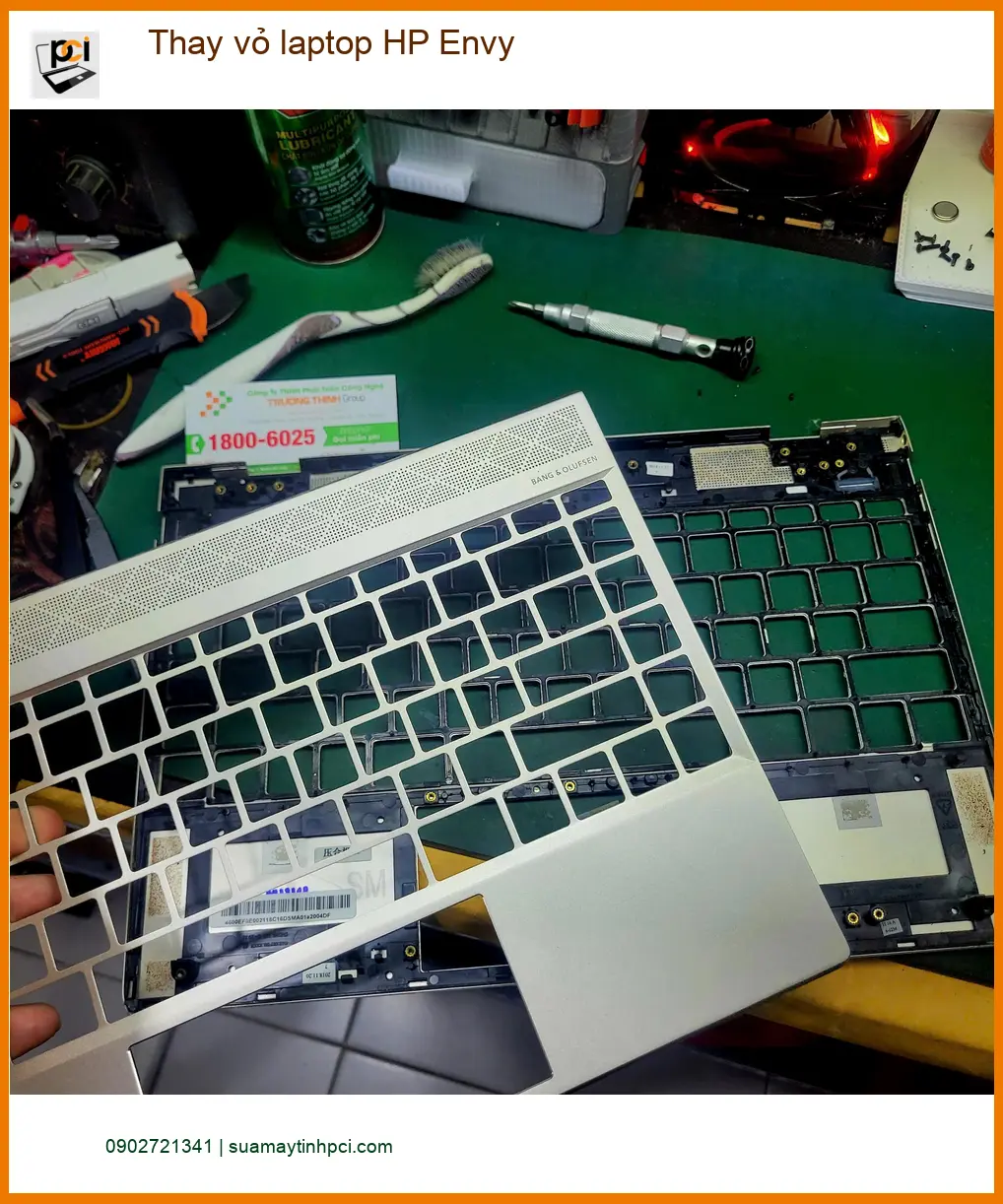 Anh Quang kỹ sư tìm trung tâm Thay vỏ laptop HP Envy Quận Tân Bình lấy liền
