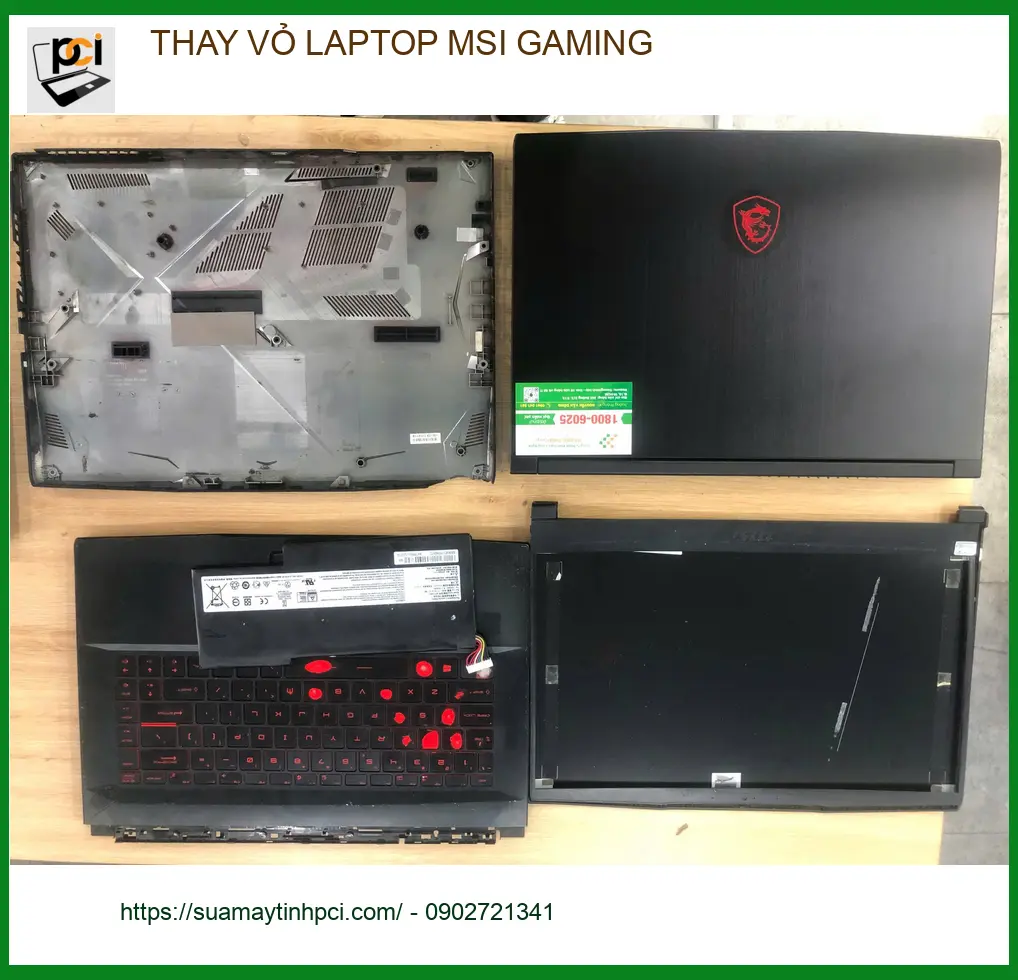 Anh Khang kiến trúc sư tìm chỗ thay vỏ laptop MSI Gaming Quận 10 uy tín