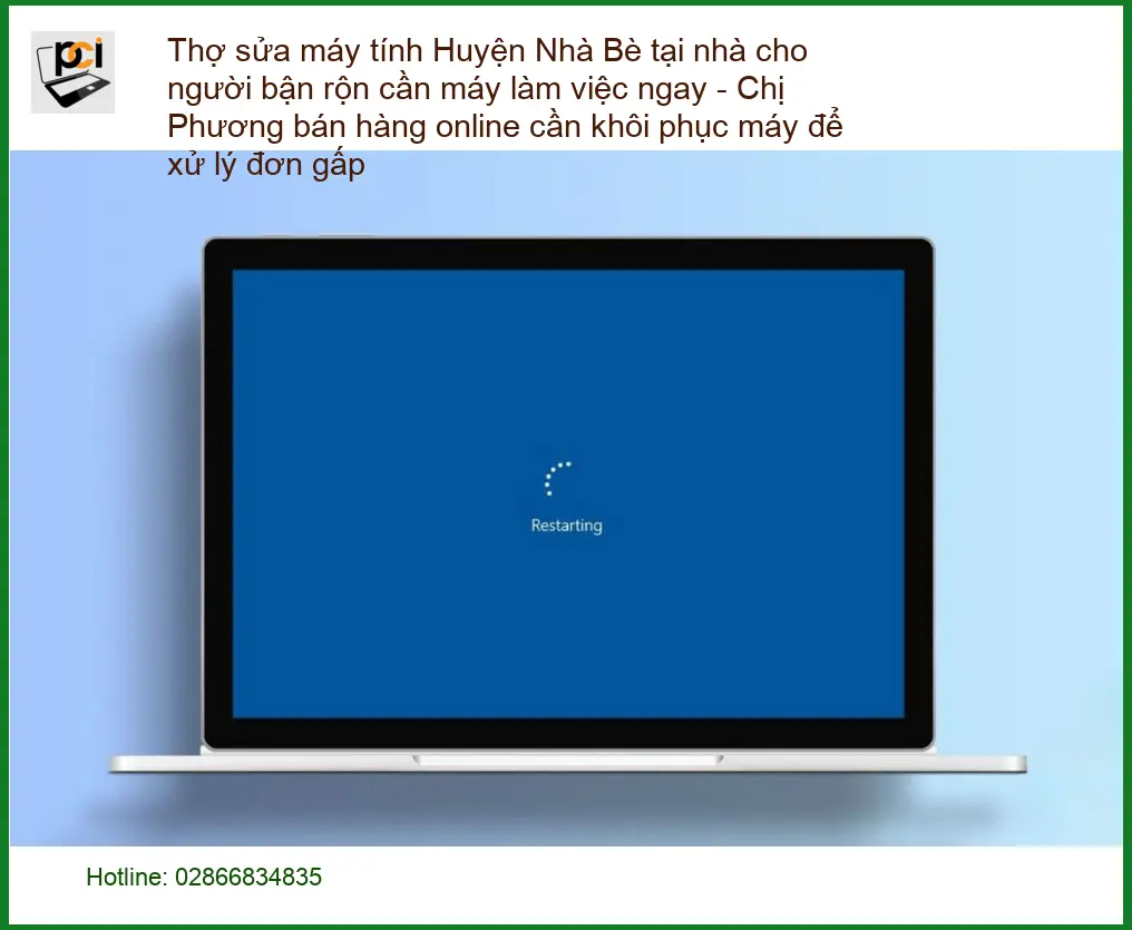 Sửa máy tính Thợ sửa Huyện Nhà Bè tại nhà – Thợ đến ngay, xử lý gấp