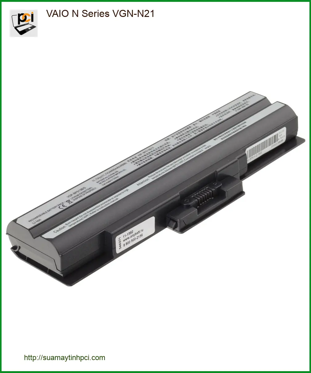 Pin Laptop VAIO N Series VGN-N21 - Thay Giá Rẻ Lấy Ngay TPHCM