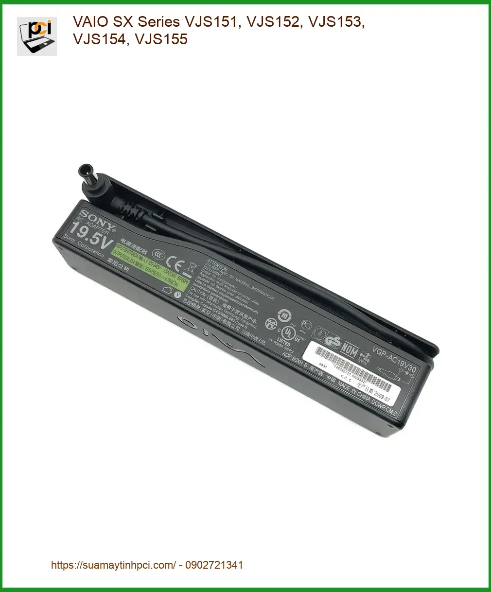 Sạc Laptop VAIO SX Series - Thay Lấy Liền Giá Tốt TPHCM