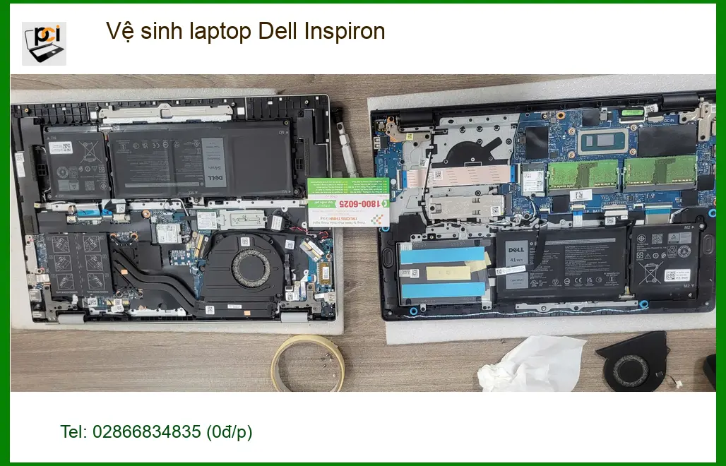 Nơi vệ sinh laptop Dell Inspiron Quận Tân Bình – Anh Phước nhân viên IT review