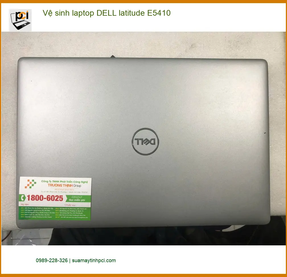 Dịch vụ vệ sinh laptop DELL latitude E5410 Quận Bình Tân – Anh Quang