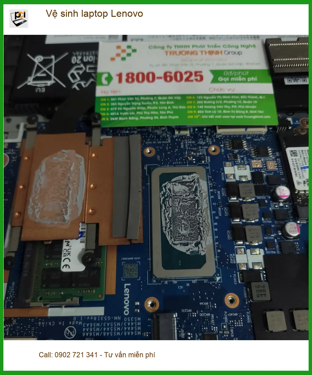 Bạn Hải sinh viên tìm chỗ vệ sinh laptop Lenovo Quận Tân Bình giá rẻ