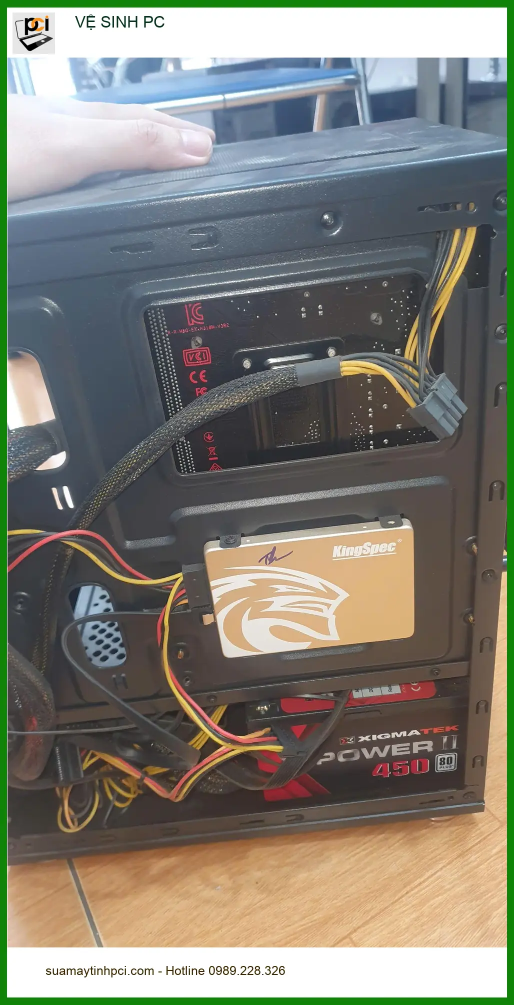 Chú Quân lập trình viên bị lỗi PC nóng ran – Dịch vụ Vệ sinh PC Quận Gò Vấp