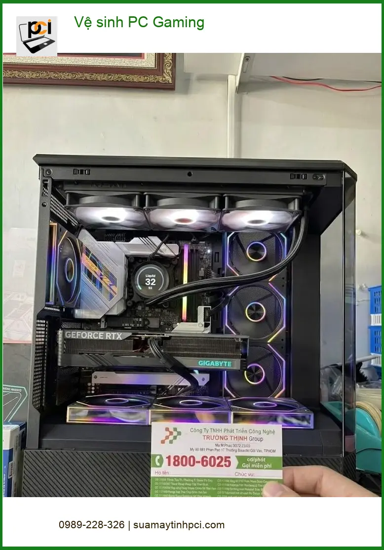 Chú Phát lo lắng PC Gaming kêu to – Cần Vệ sinh gấp ở Quận 7