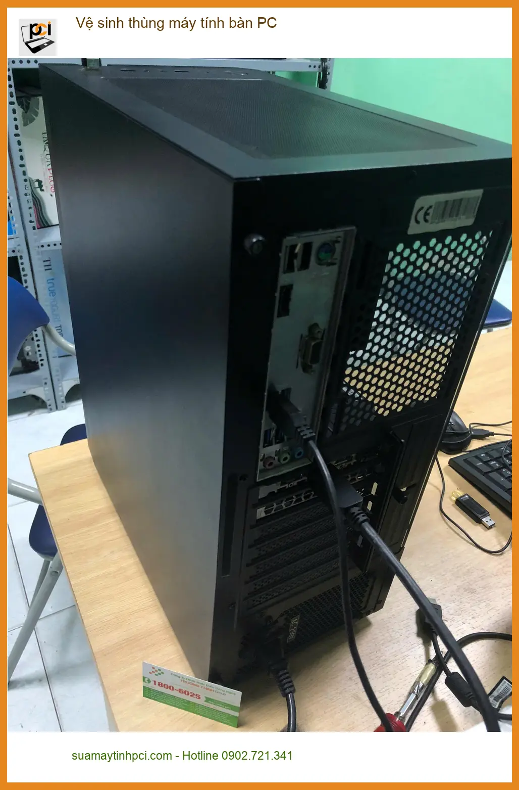 Dịch vụ vệ sinh thùng máy tính bàn PC Quận Bình Tân – Anh Phúc lo lắng bụi bẩn