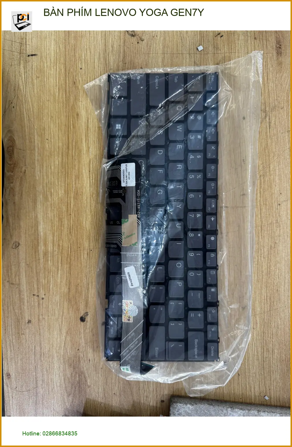 Chị Thanh tìm chỗ thay bàn phím Lenovo Yoga Gen7Y Quận 10 ảnh thực tế 1