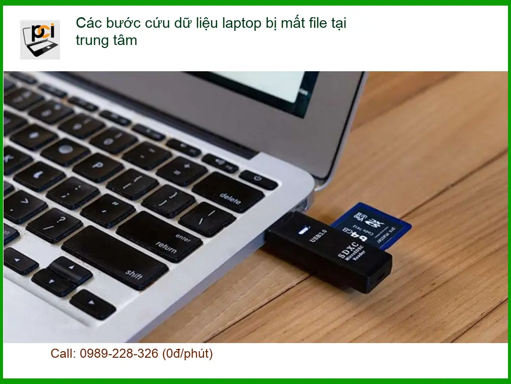 Khôi Phục Dữ Liệu laptop bị mất file – Trung tâm cứu dữ liệu uy tín TPHCM
