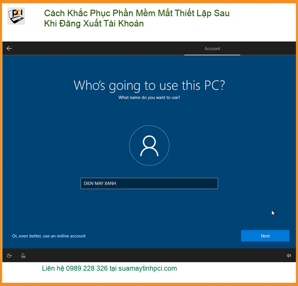 Thủ thuật Khắc phục mềm mất thiết lập sau đăng xuất – Tự xử lý nhanh