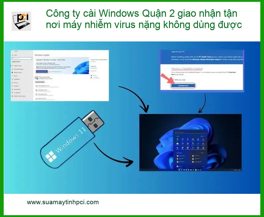 Windows Công ty cài Quận 2 máy virus nặng – Thợ sửa nhanh TPHCM