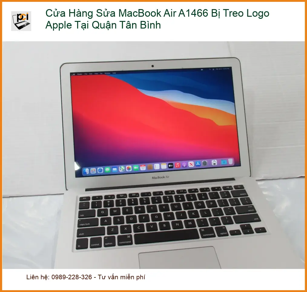 Sửa Macbook Air A1466 treo logo Apple Tân Bình – Trung tâm hỗ trợ